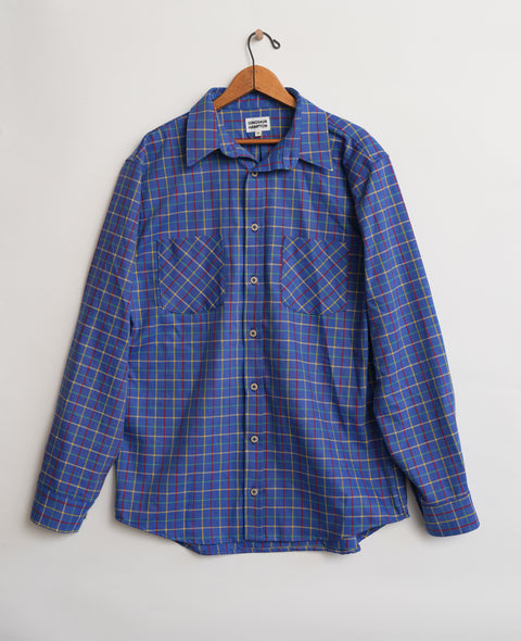 Blue Plaid Shirt