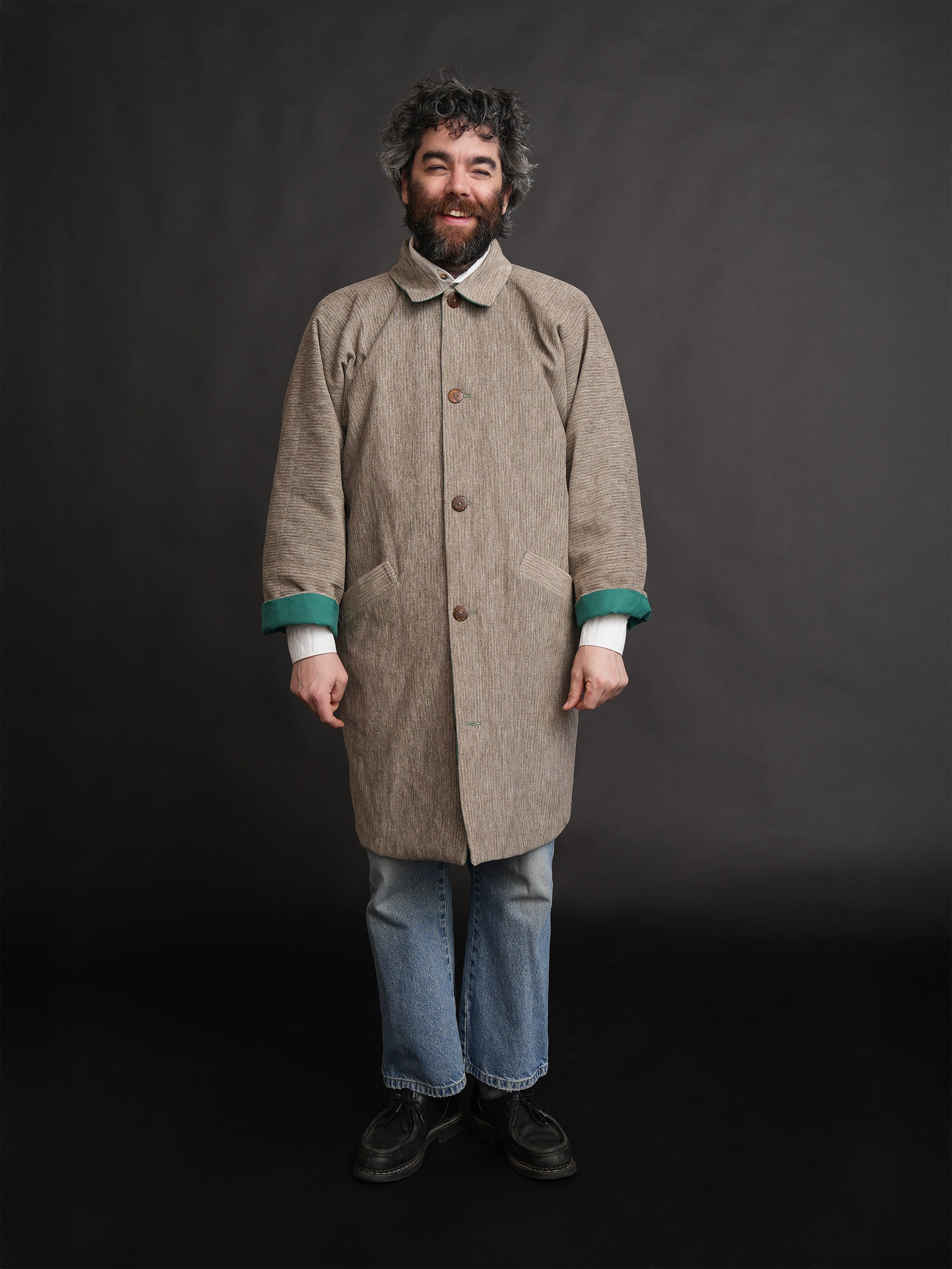 【junarchi】のMIX WOOL REVERSIBLE COAT Reversible Coat About – DinosaurHampton